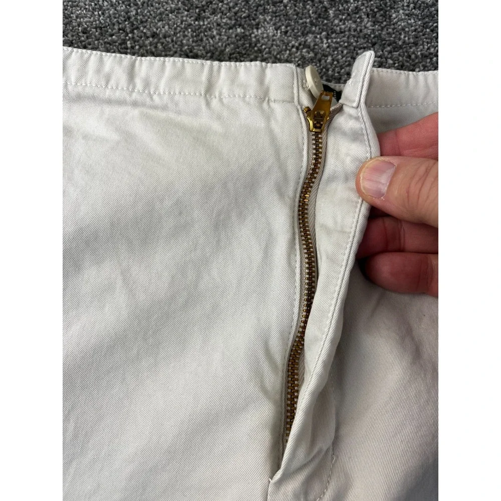 Eddie Bauer Pants Women Sz 12 Cotton Straight Cropped High Rise 25